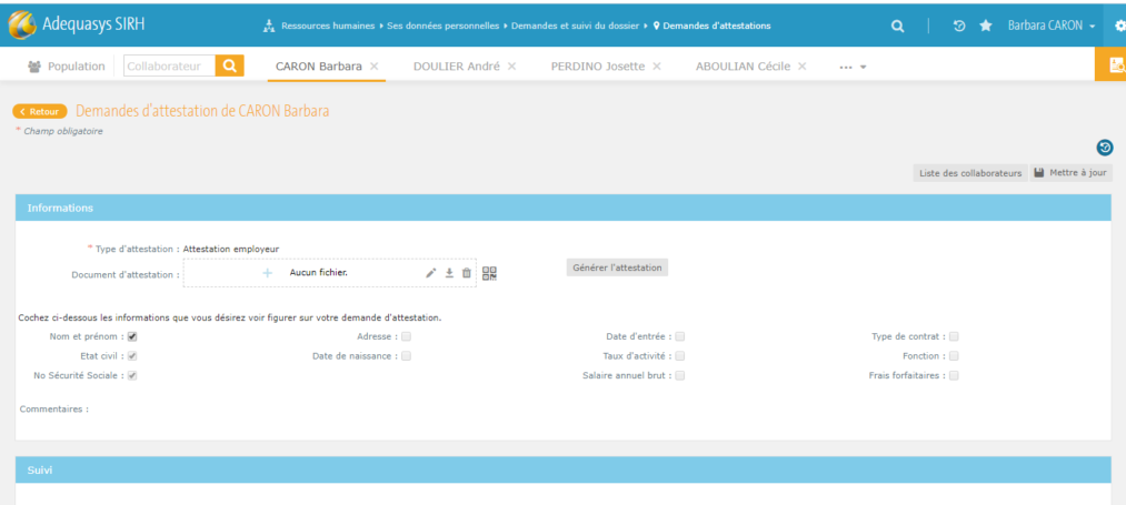 Avec Adequasys Sirh La Gestion Des Attestations De Déplacement Par Novae Adequasys Sirh 